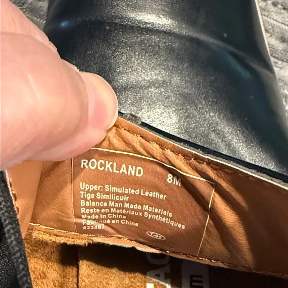 Rockland Deer Stags Black and Tan Chukka Boots NWOB